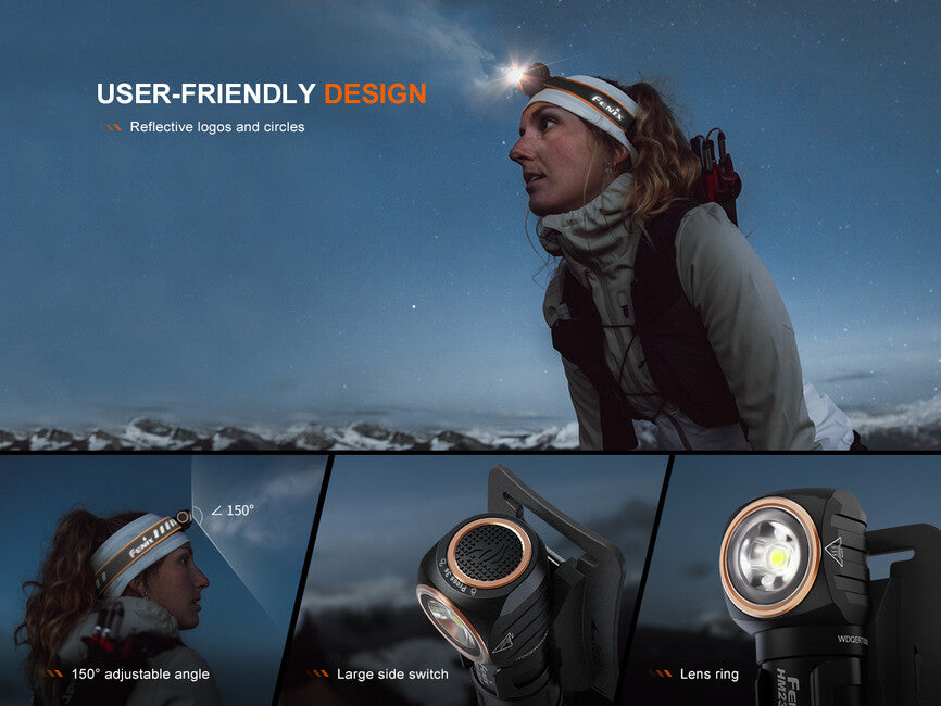 Fenix HM23 V2.0 фенер за глава