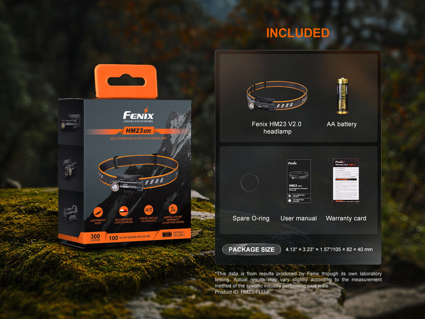 Fenix HM23 V2.0 фенер за глава