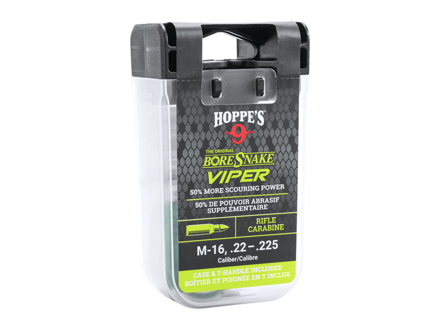 Hoppe's BoreSnake Viper почистваща шнура с Den Rifle кал. M-16/.22-.225