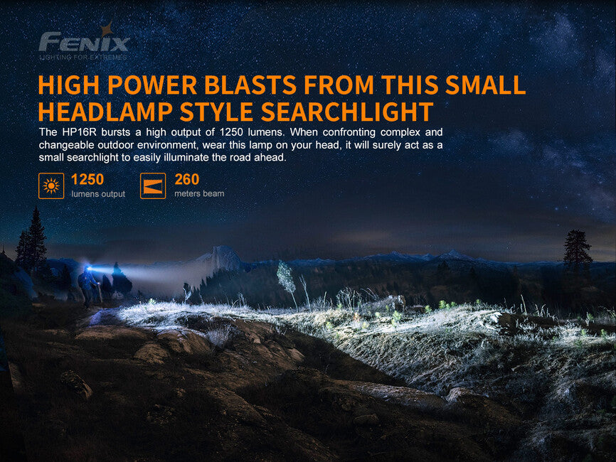 Fenix HP16R мощен фенер за глава