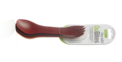 Humangear GoBites UNO прибори мини 3 бр., червени, сиви, оранжеви