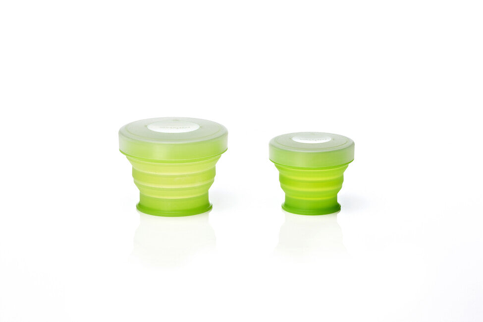 Humangear Go Cup сгъваемо пътна чаша хигиенична пакетируема ' GoCup, зелена, 118 ml