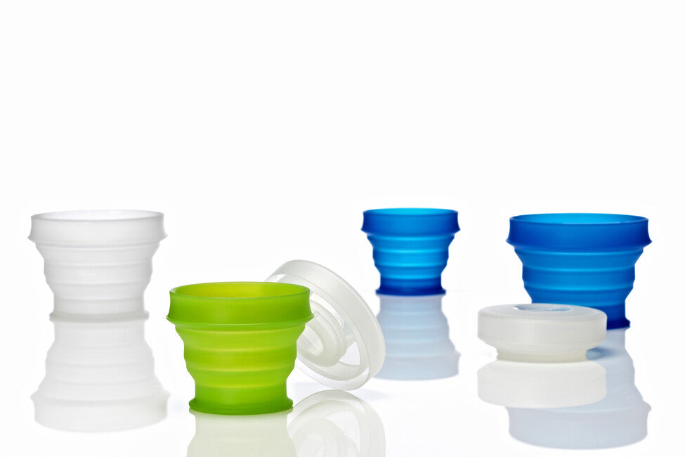 Humangear GoCup сгъваемо пътни чаша, хигиенична и сгъваема, 237 ml, зелена