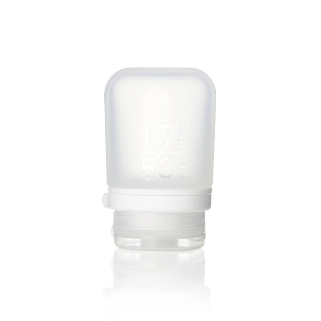 Humangear GoToob+ силиконова пътна бутилка/съд, 53 ml, прозрачна