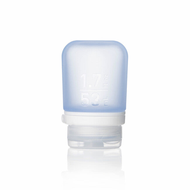 Humangear GoToob+ силиконова пътна бутилка/съд 53 ml, синя