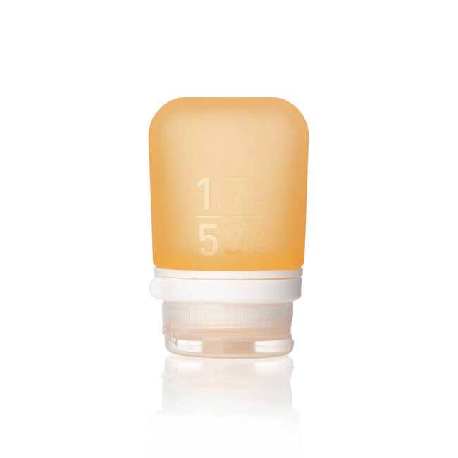 Humangear GoToob+ силиконова пътна бутилка/съд, оранжева, 53 ml