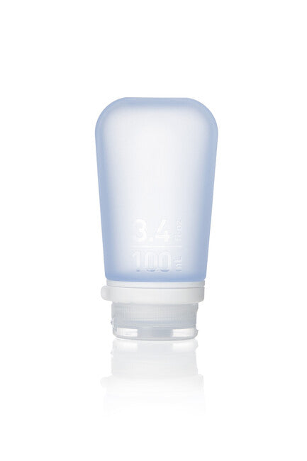 Humangear GoToob+ силиконов съд на течности 100 ml цвят, синьо