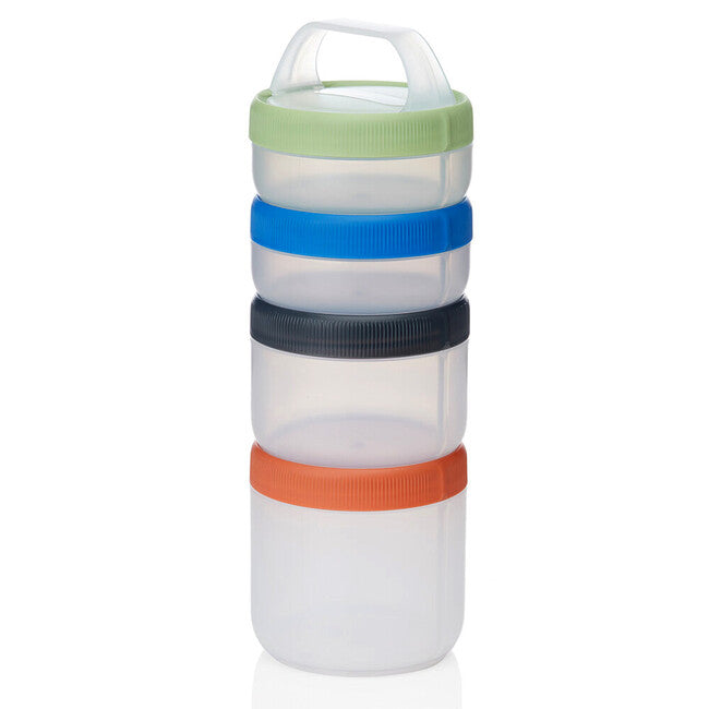 Humangear Stax Twist & Go L модулен контайнер, опаковка от 4 бр.