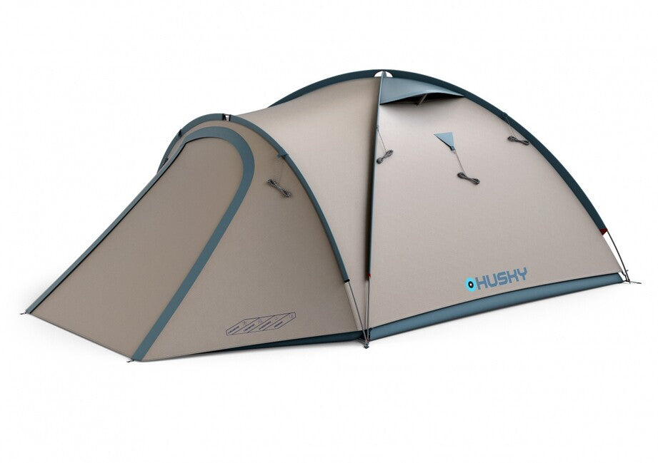 Husky Bizon 3 Classic rodinný stan pre 3 osoby, light grey