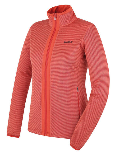 HUSKY Artic Zip дамски суитшърт с цип, червено