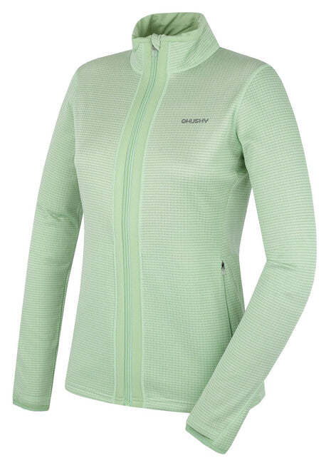 HUSKY Artic Zip дамски суитшърт с цип, зелено