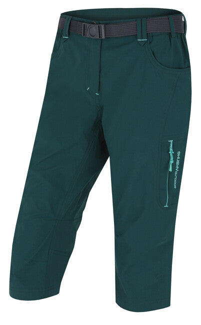 HUSKY Klery 3/4 панталон дамски, тъмнозелен