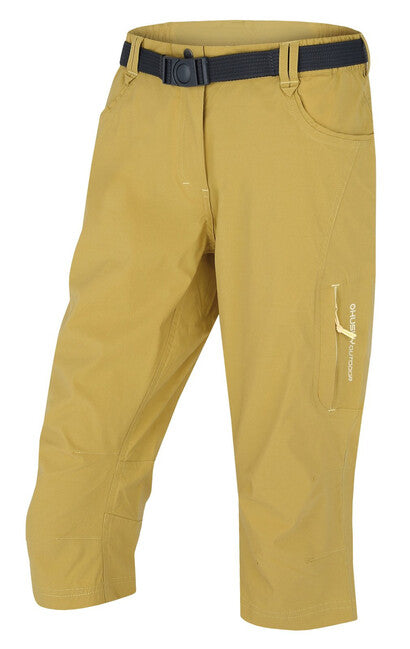 HUSKY Klery 3/4 панталон дамски, жълтозелена, L