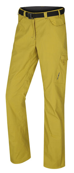 HUSKY Kahula дамски outdoor панталон, жълто-зелен, L