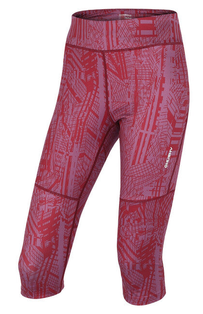 HUSKY Darby дамски спортни 3/4 панталони, тъмно бордо