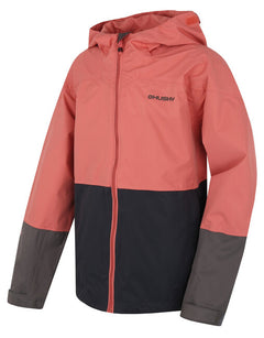 HUSKY Nicker K παιδικό hardshell μπουφάν, ροζ/σκούρο γκρι