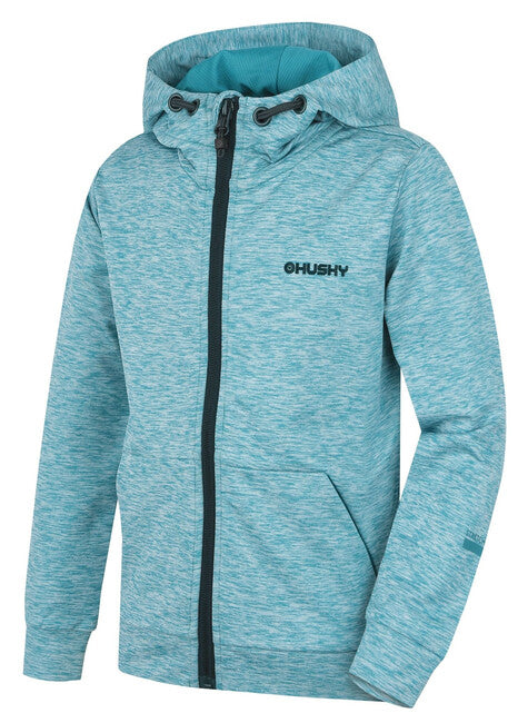 HUSKY Alony K суитшърт с качулка детски, тюркоазен