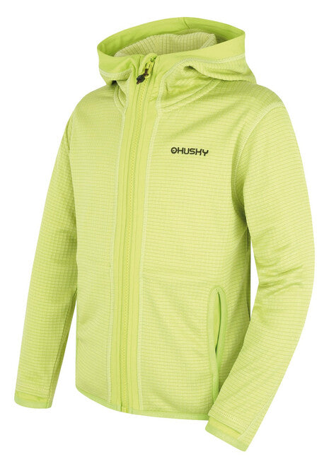 HUSKY Artic Zips суитшърт с качулка детски, бр. зелена / тъмна каки