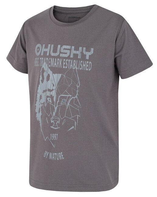 HUSKY Tash K kids' functional t-shirt, dark stone