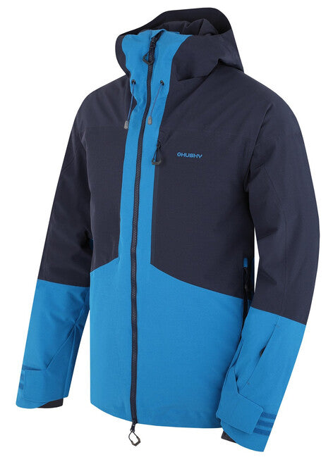 HUSKY Gomez men's ski jacket, black/blue
