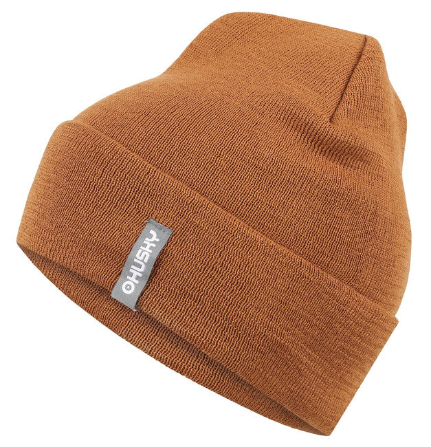 HUSKY Merhat 1 мериносна шапка мъжка, горчична