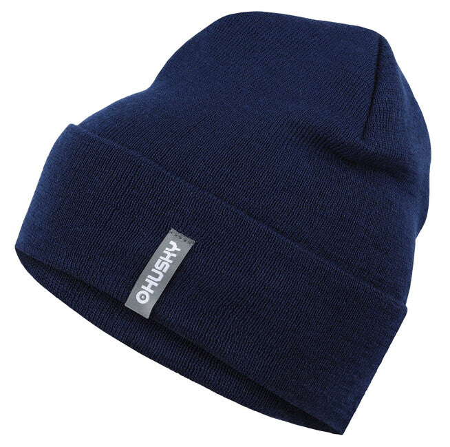 HUSKY Merhat 1 мерино шапка мъжка, синя