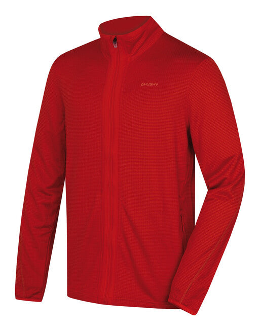 HUSKY Artic Zip суитшърт с цип мъжки, червена/светла теракота