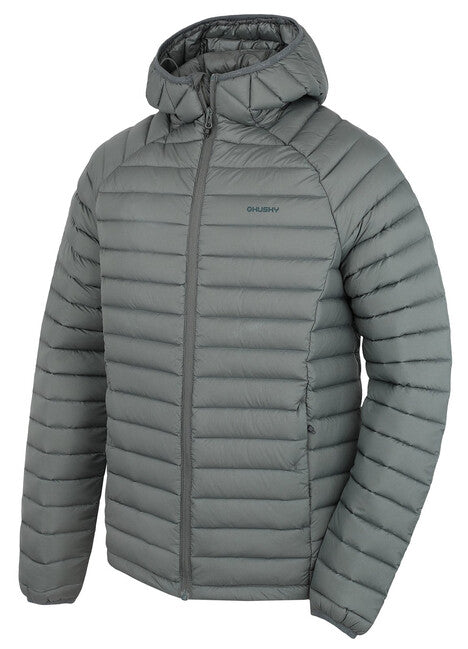 HUSKY Dreeser ανδρικό πουπουλένιο μπουφάν, dk. grey green