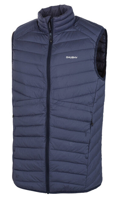 Husky Dresles Men's Down Vest, Dark Blue