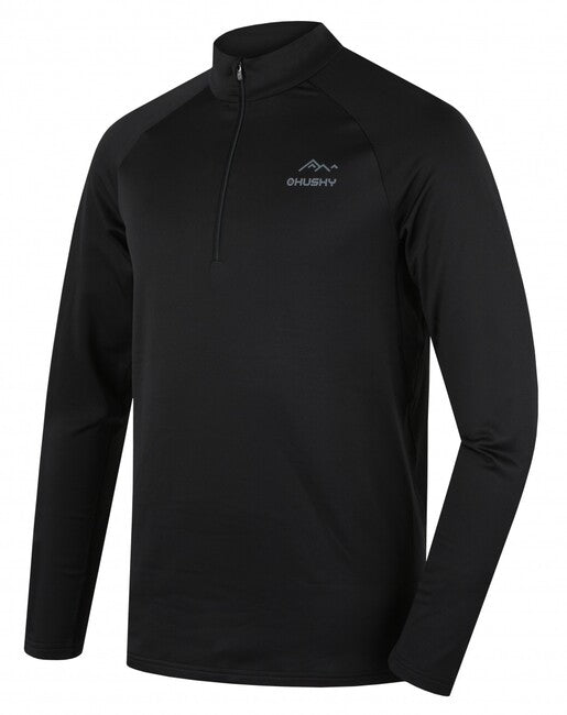 HUSKY Tromi Zip термо тениска мъжка с цип, черна