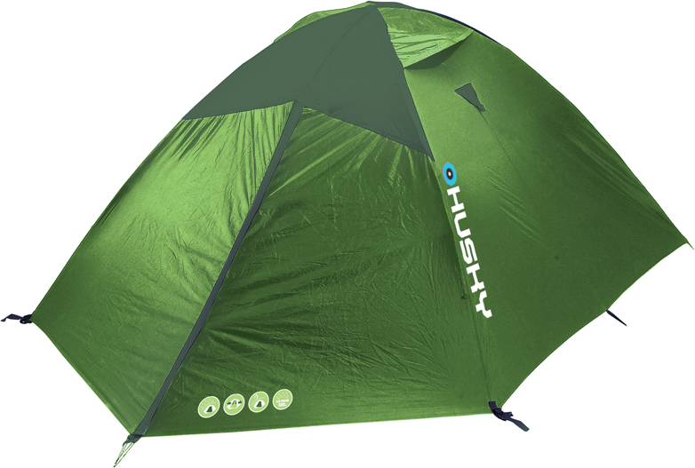 HUSKY Extreme Lite Bright 4 палатка, зелена