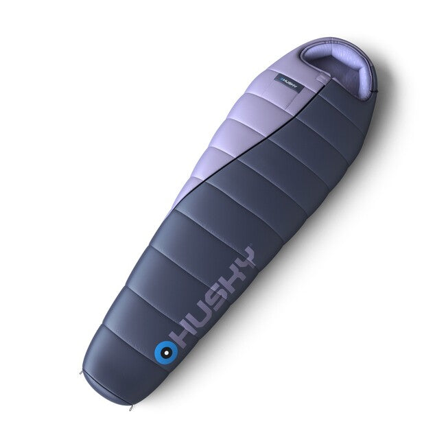 HUSKY Ember Ladies синтетичен триезонен спален чувал дамски -15, синя/розова