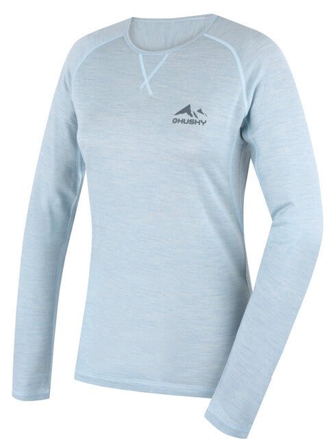 HUSKY Merino термо тениска Merow дл, избелял ментово