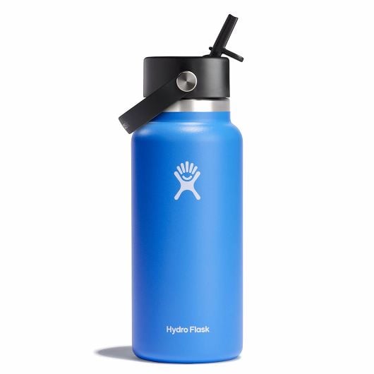 Hydro Flask Wide Flex Straw Cap широка термобутилка 32 OZ 946 ml със сламка, каскаден