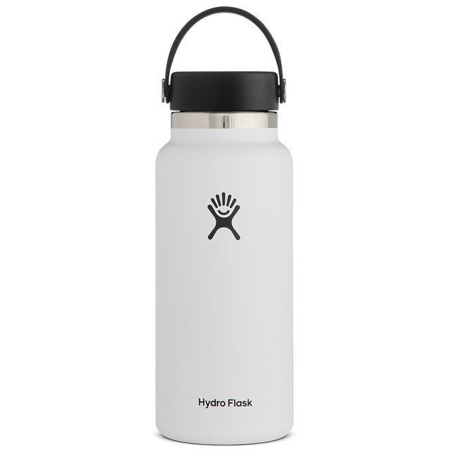 Hydro Flask 32 OZ Wide Mouth 2.0 Flex Cap термобутилка 946ml, бяла