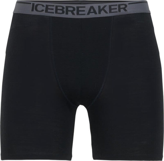 Icebreaker Anatomica мъжки дълги боксерки, черни