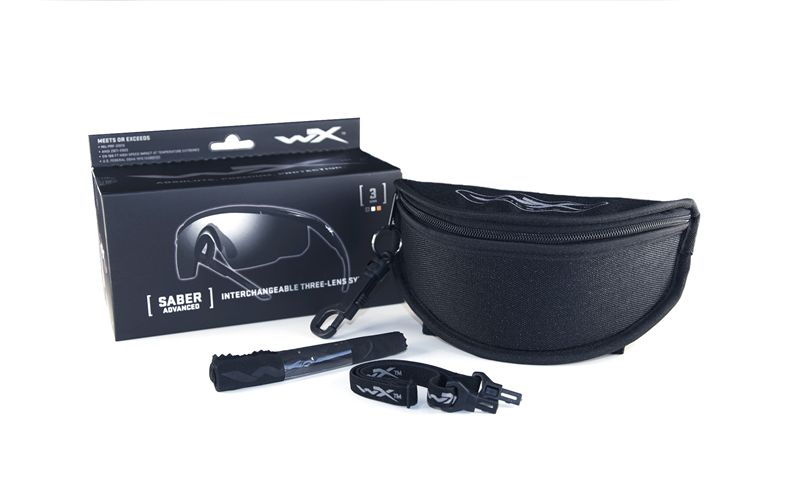 WILEY X SABER ADVANCE защитни очила със сменяеми стъкла, черни