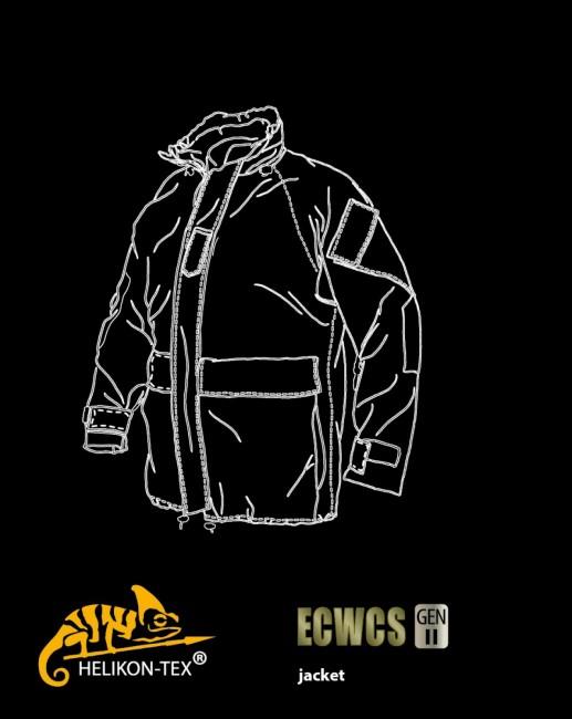 Helikon-Tex ECWCS Gen II водоустойчиво яке, черно