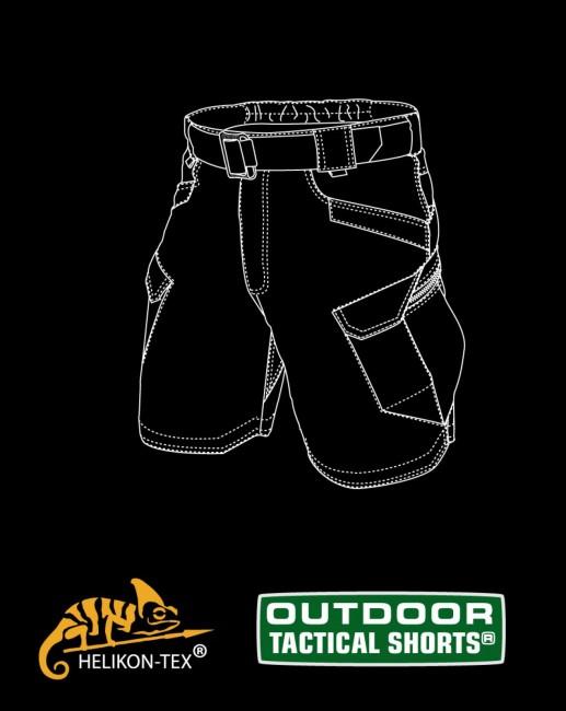 Helikon-Tex Outdoor Tactical къси панталон Rip-стоп поликотон 8,5", каки