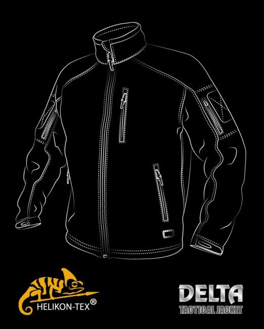 Helikon-Tex Delta Tactical яке, черно