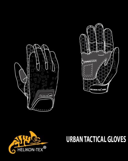 Helikon-Tex Urban Tactical Line ръкавици, черни