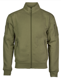 Mil-Tec taktická mikina na zips, ranger green