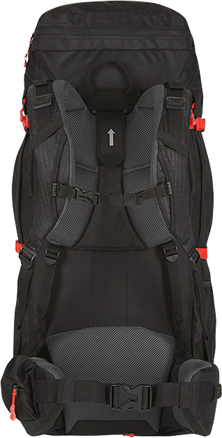 HUSKY Samont 60+10 туристическа раница, черна