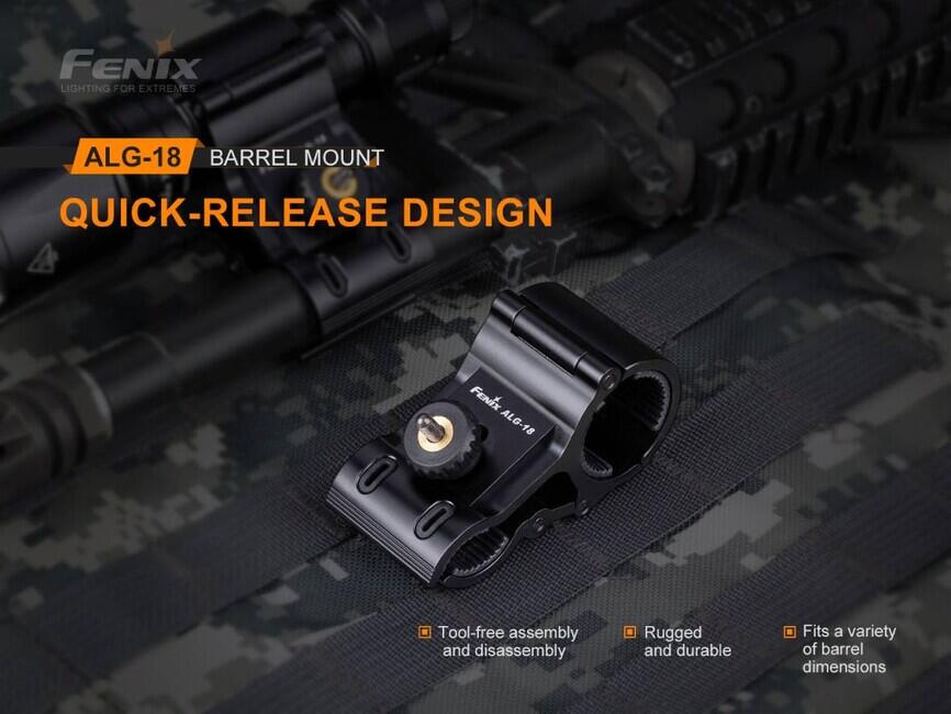 Fenix ALG-18 монтаж на оръжие, черна