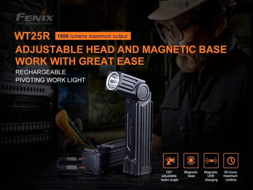 Fenix WT25R работно фенер