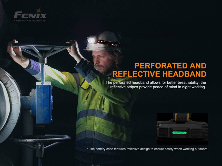 Fenix HP25R V2.0 фенер за глава, зареждаем