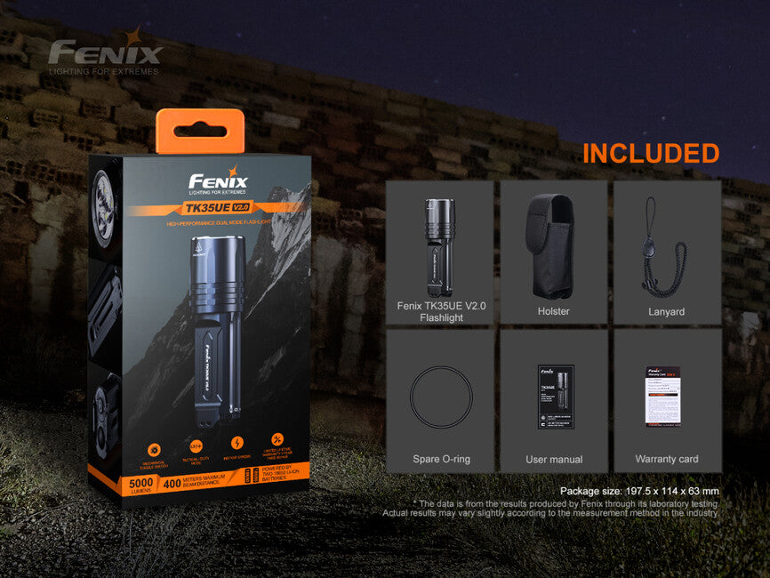 Fenix TK35 UE V2.0 LED фенер (5000 лумена)