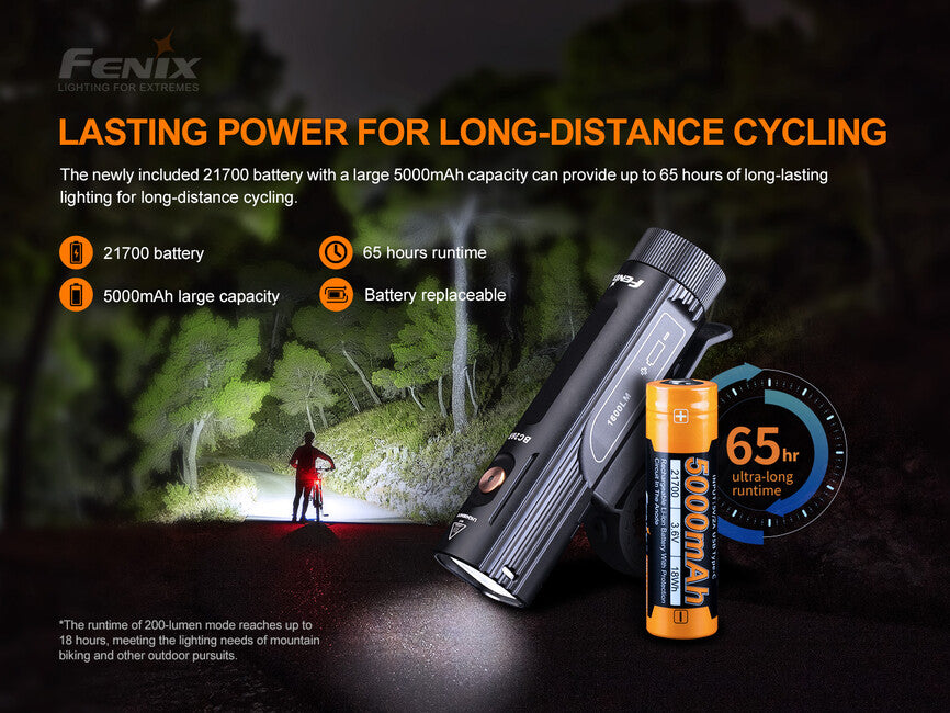 Fenix BC26R Φακός Ποδηλάτου Επαναφορτιζόμενος