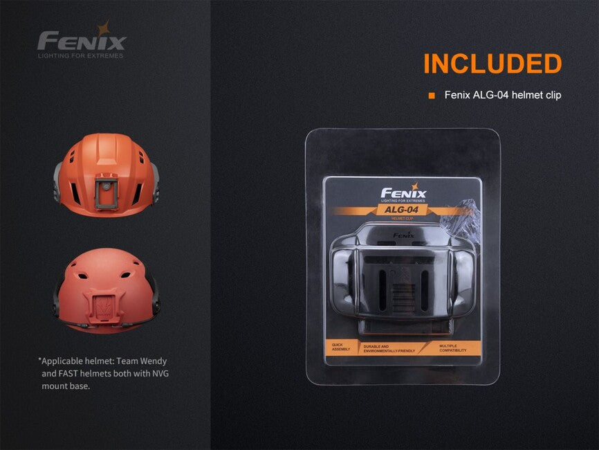 Fenix ALG-04 держател за фенери за глава с NVG монтаж за каски
