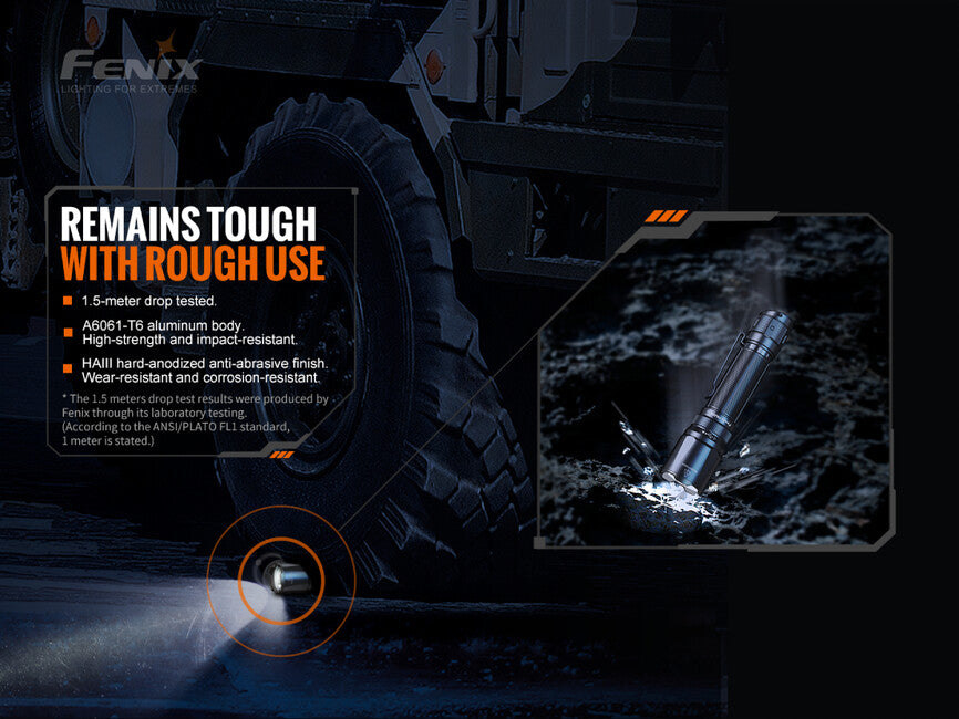 Fenix TK20R V2.0 Tactical Rechargeable Flashlight